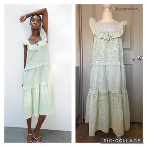 ZARA ‘Openwork Embroidered Dress’ - NWOT